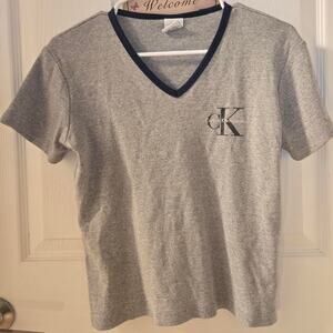 Vintage Calvin Klein Jeans cropped v neck